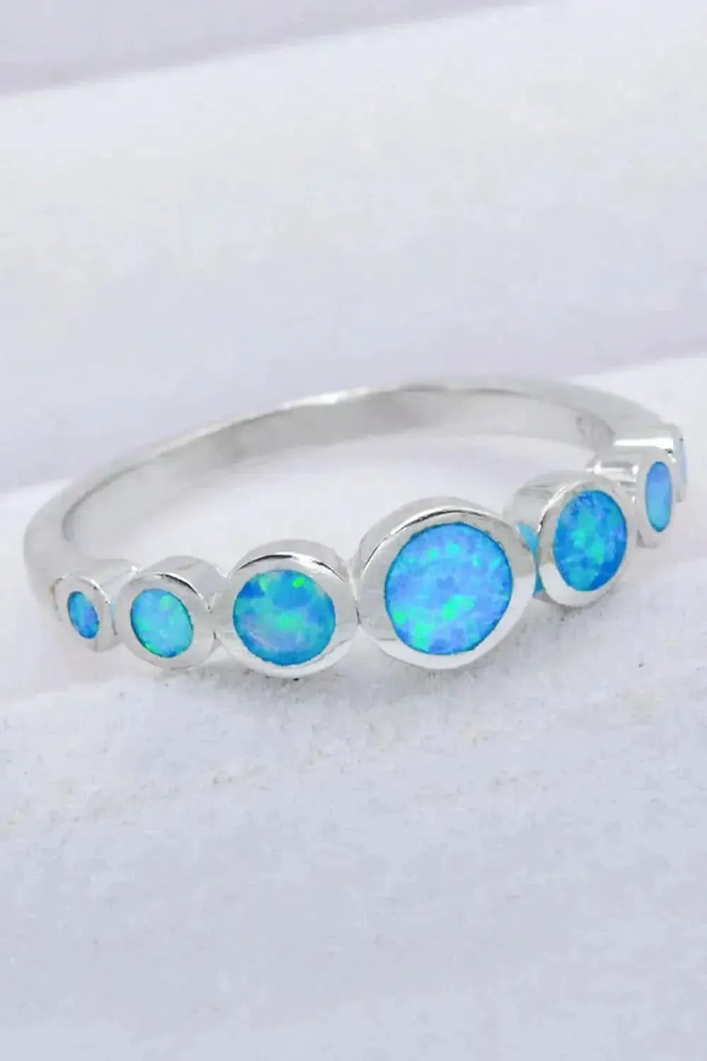 925 Sterling Silver Multi-Opal Ring - Bad Moms Club
