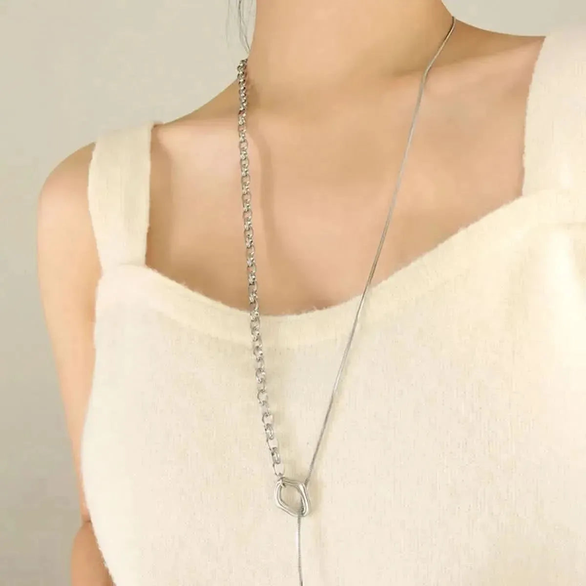 Titanium Steel Chain Necklace - Bad Moms Club