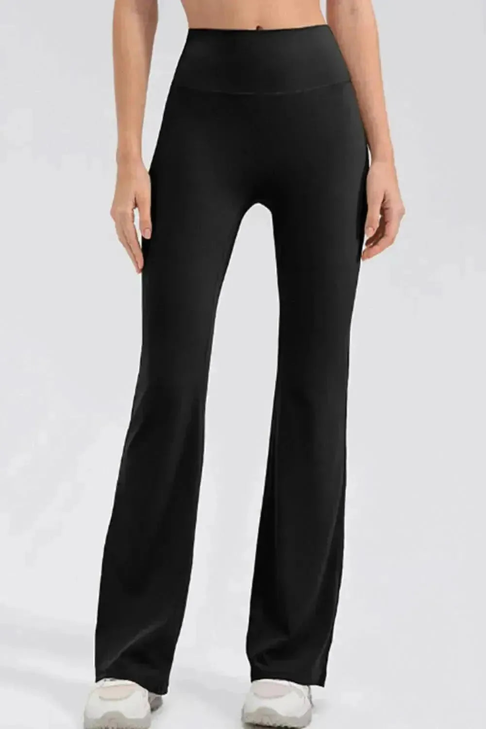 High Waist Straight Active Pants - Bad Moms Club