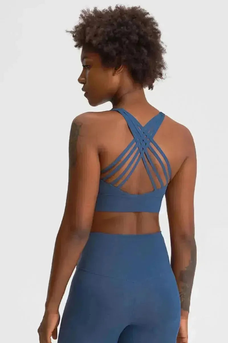 Eight Strap Sports Bra - Bad Moms Club