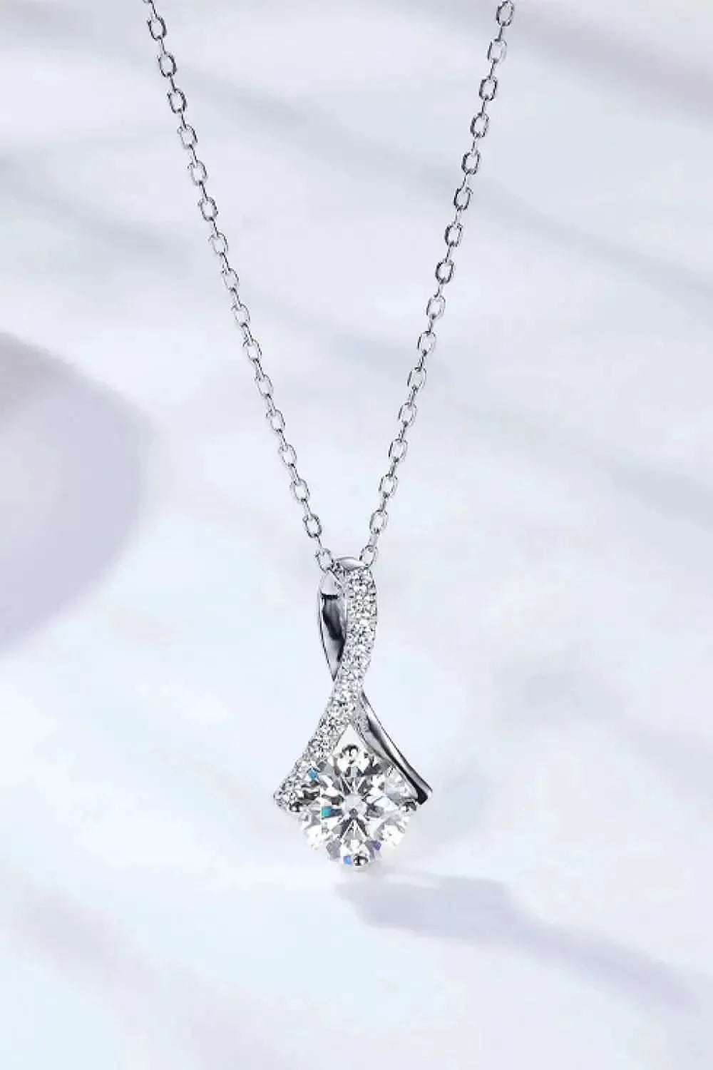 Special Occasion 1 Carat Moissanite Pendant Necklace - Bad Moms Club
