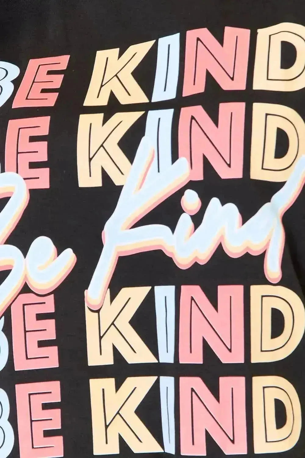 Simply Love BE KIND Graphic Round Neck T-Shirt - Bad Moms Club
