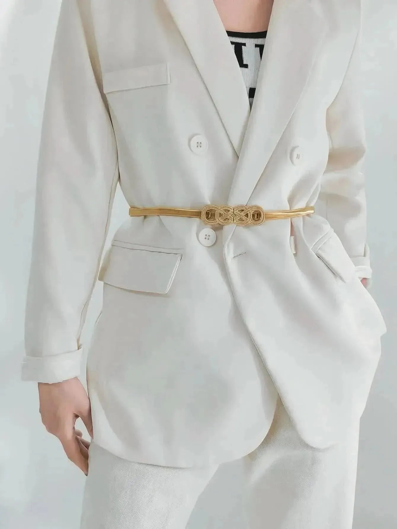 Knot Buckle Metal Belt - Bad Moms Club