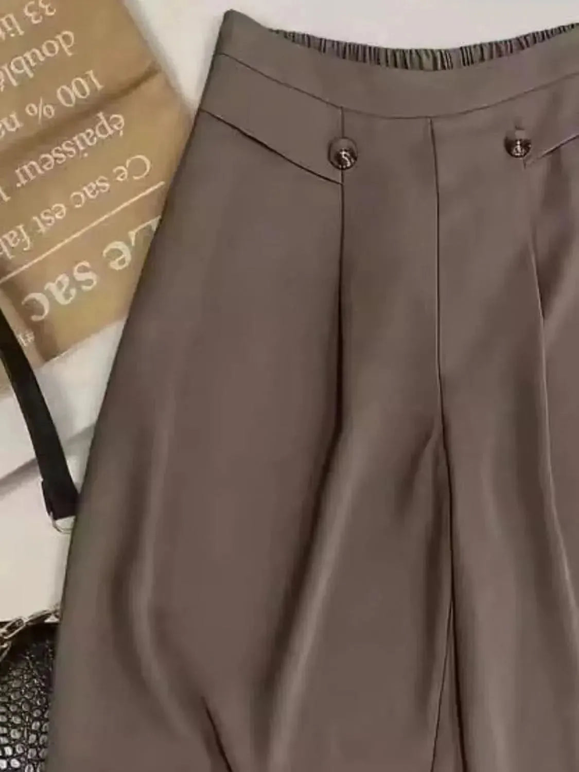 Full Size Wide Leg Pants - Bad Moms Club