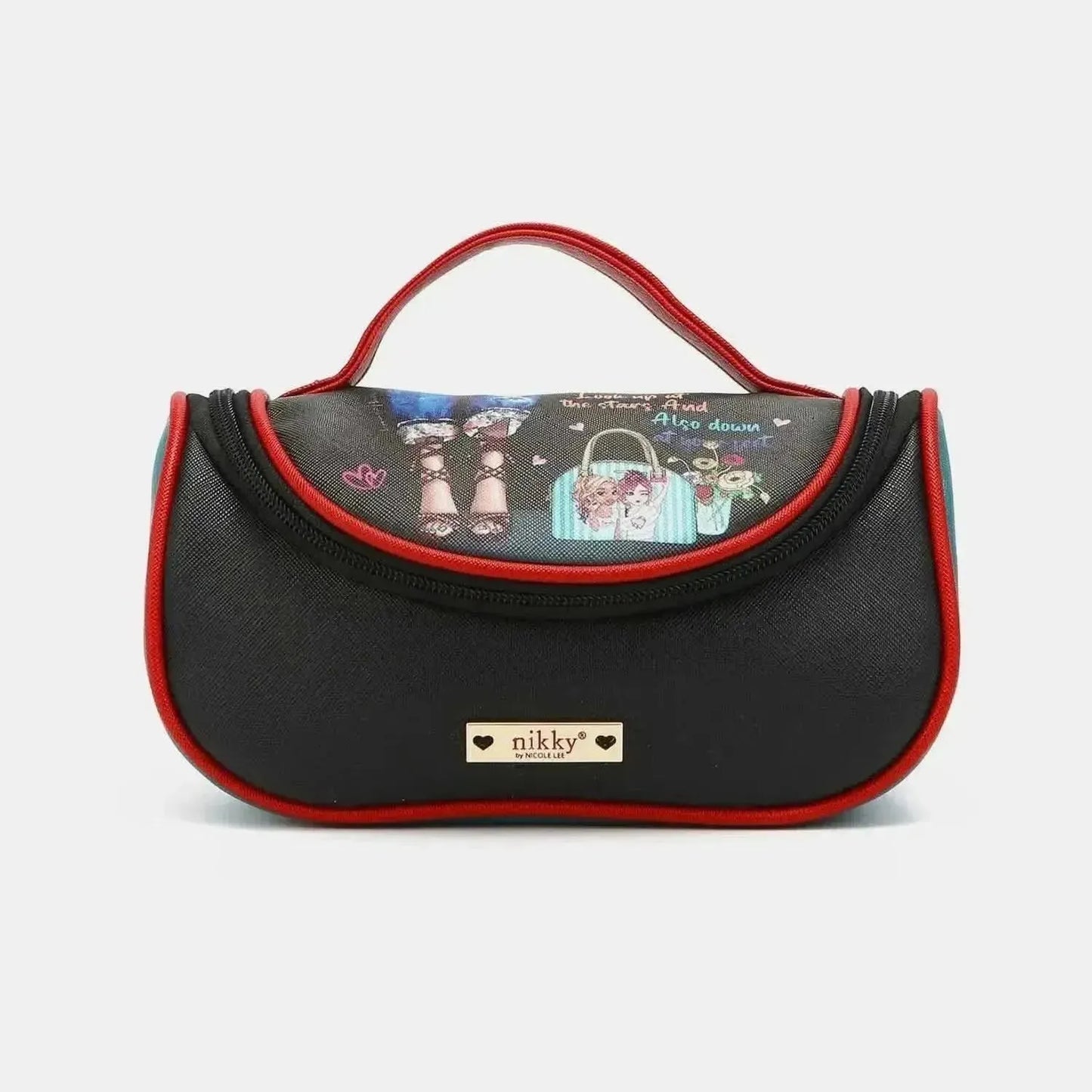 Nicole Lee USA Nikky Contrast Makeup Bag - Bad Moms Club