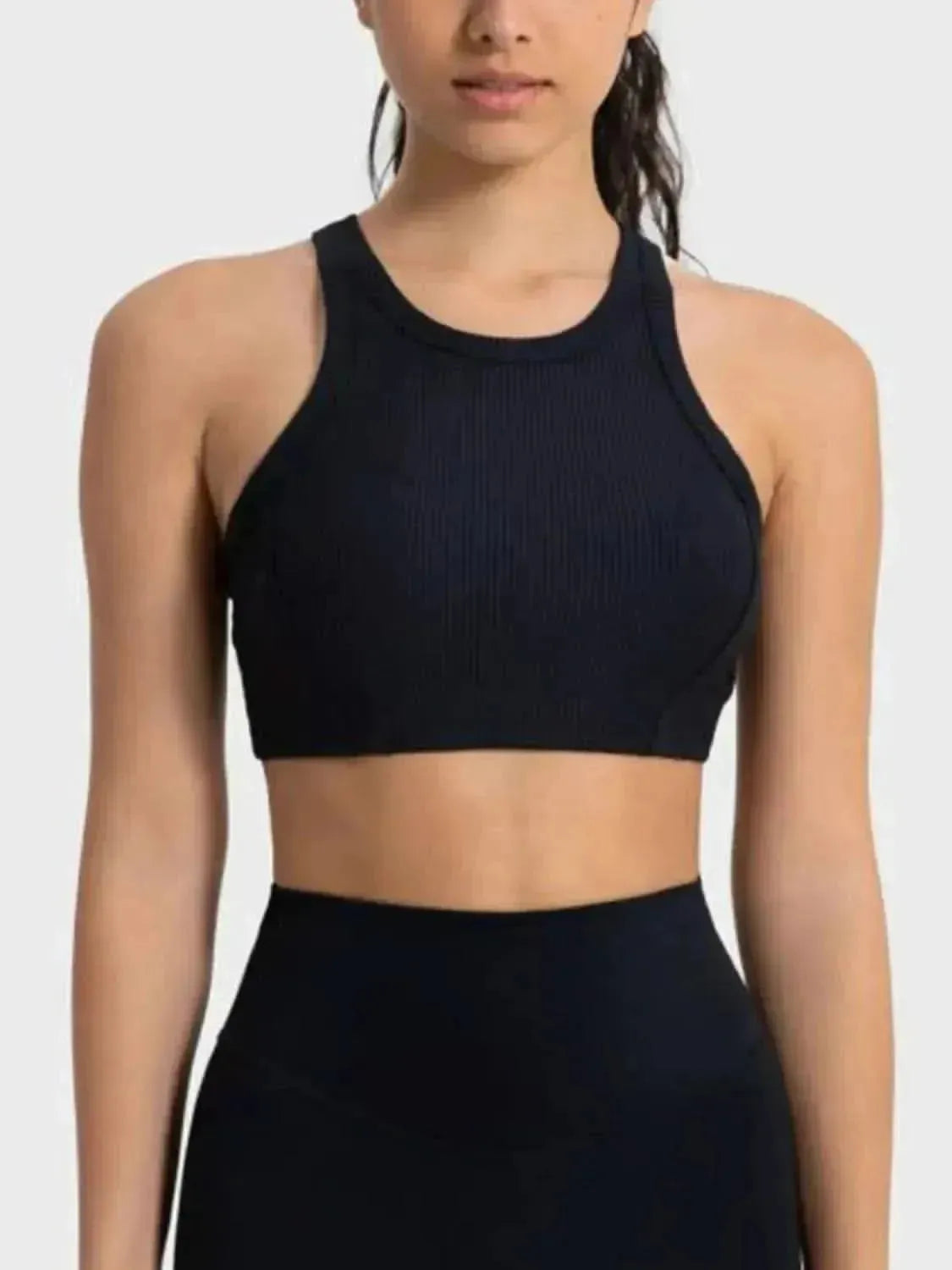 Wide Strap Cropped Sport Tank - Bad Moms Club