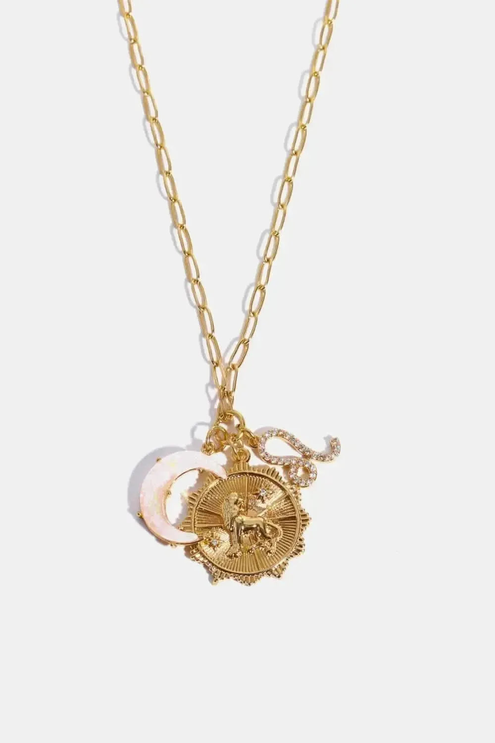 Constellation and Moon Pendant Copper Necklace - Bad Moms Club