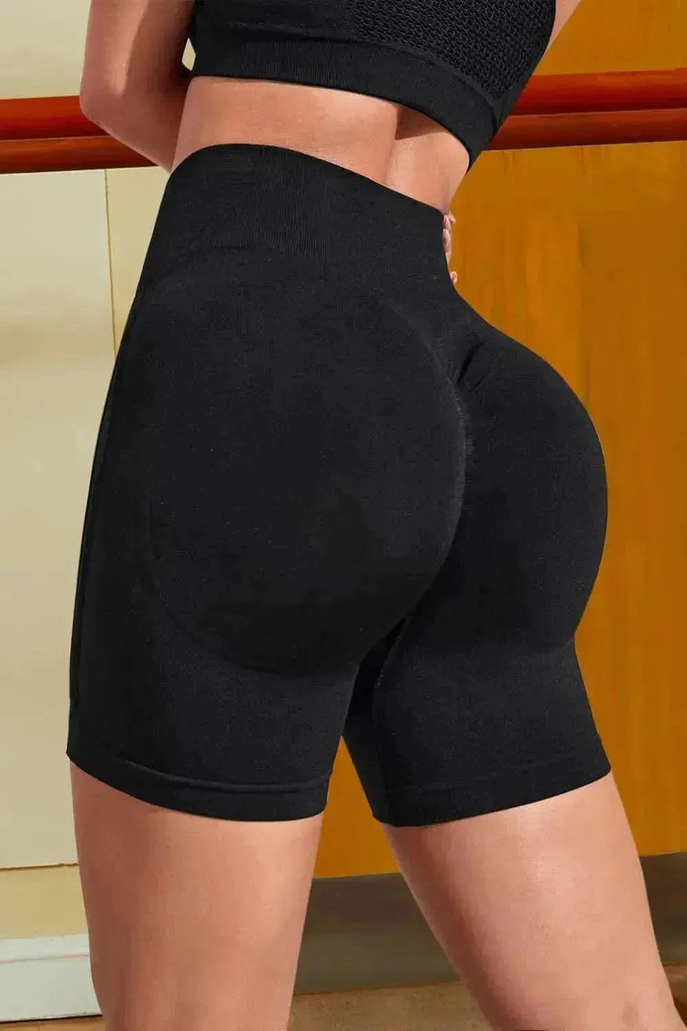 Wide Waistband Sports Shorts - Bad Moms Club