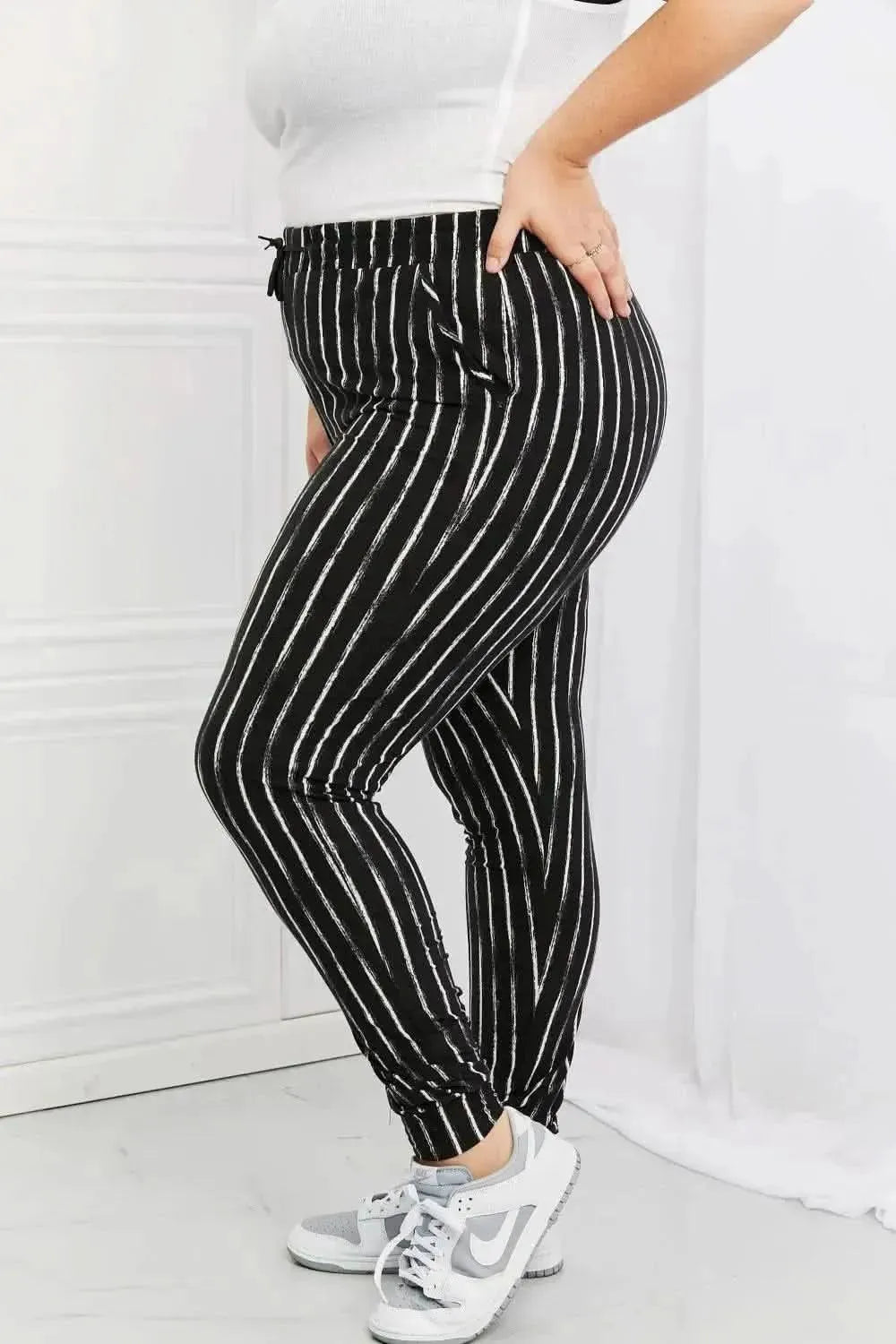 Leggings Depot Stay In Full Size Joggers - Bad Moms Club