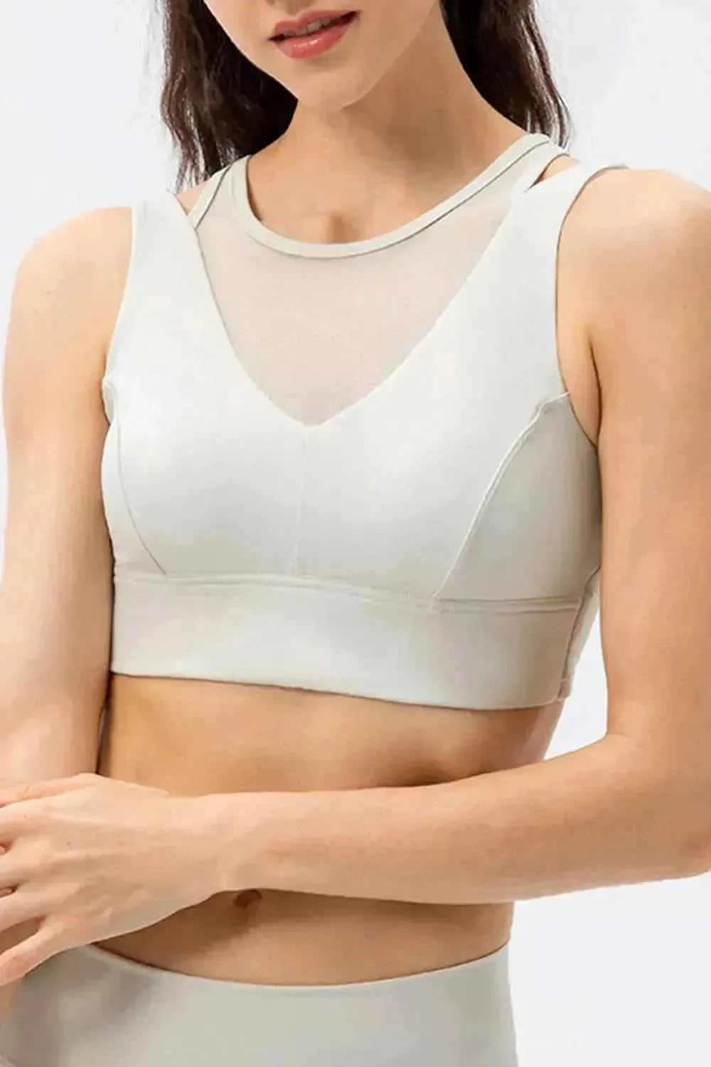 Cutout Wide Strap Active Tank - Bad Moms Club