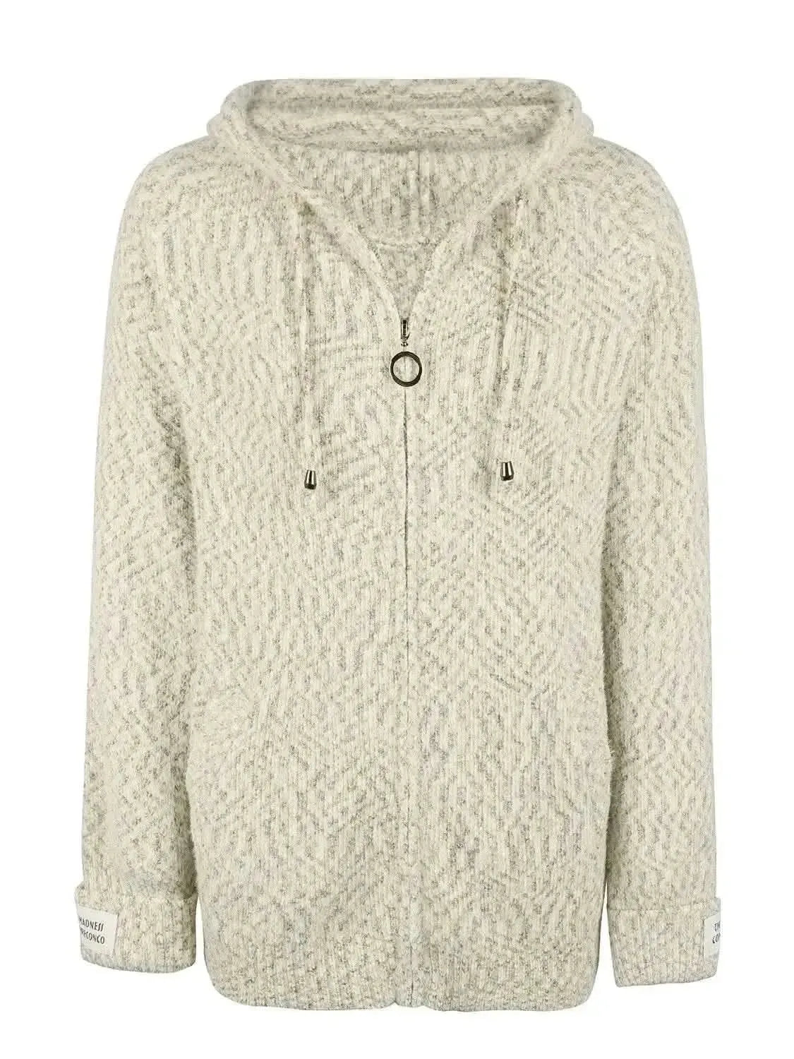 Zip-Up Hooded Sweater - Bad Moms Club