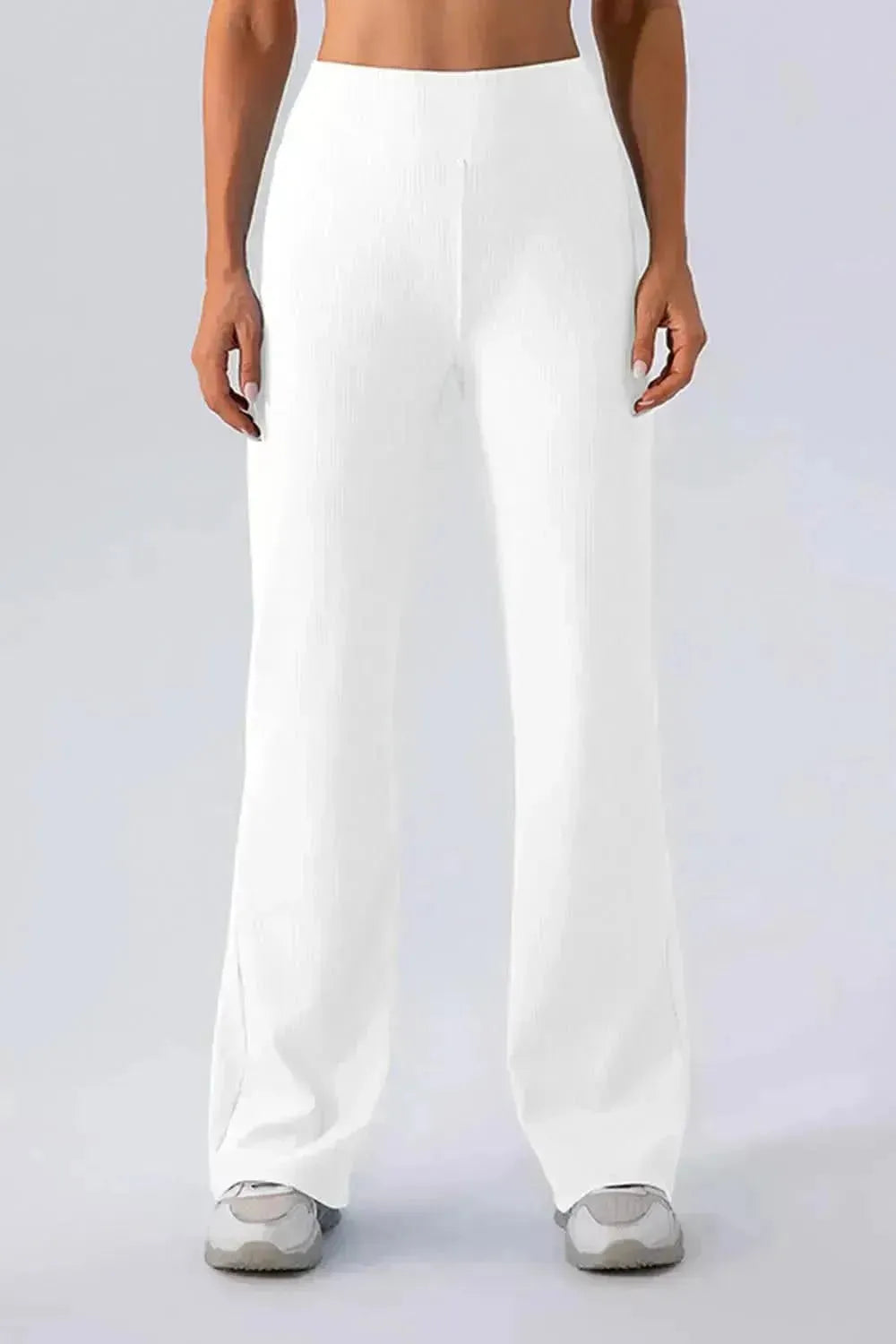 High Waist Straight Active Pants - Bad Moms Club