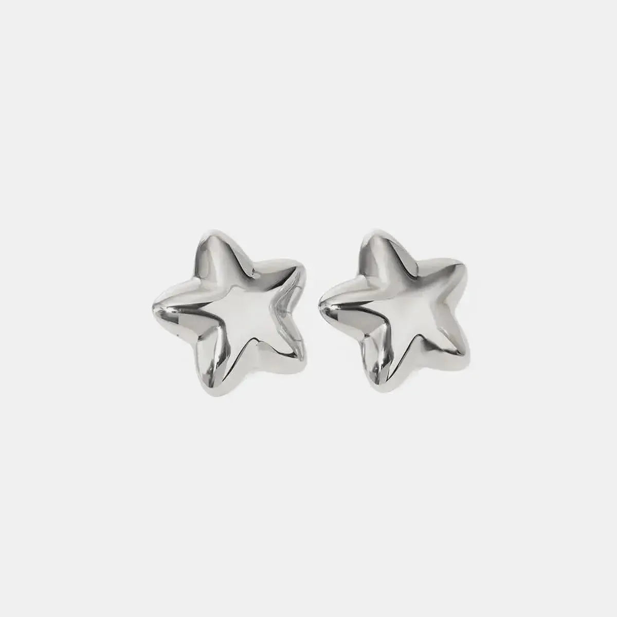 Stainless Steel Star Stud Earrings - Bad Moms Club