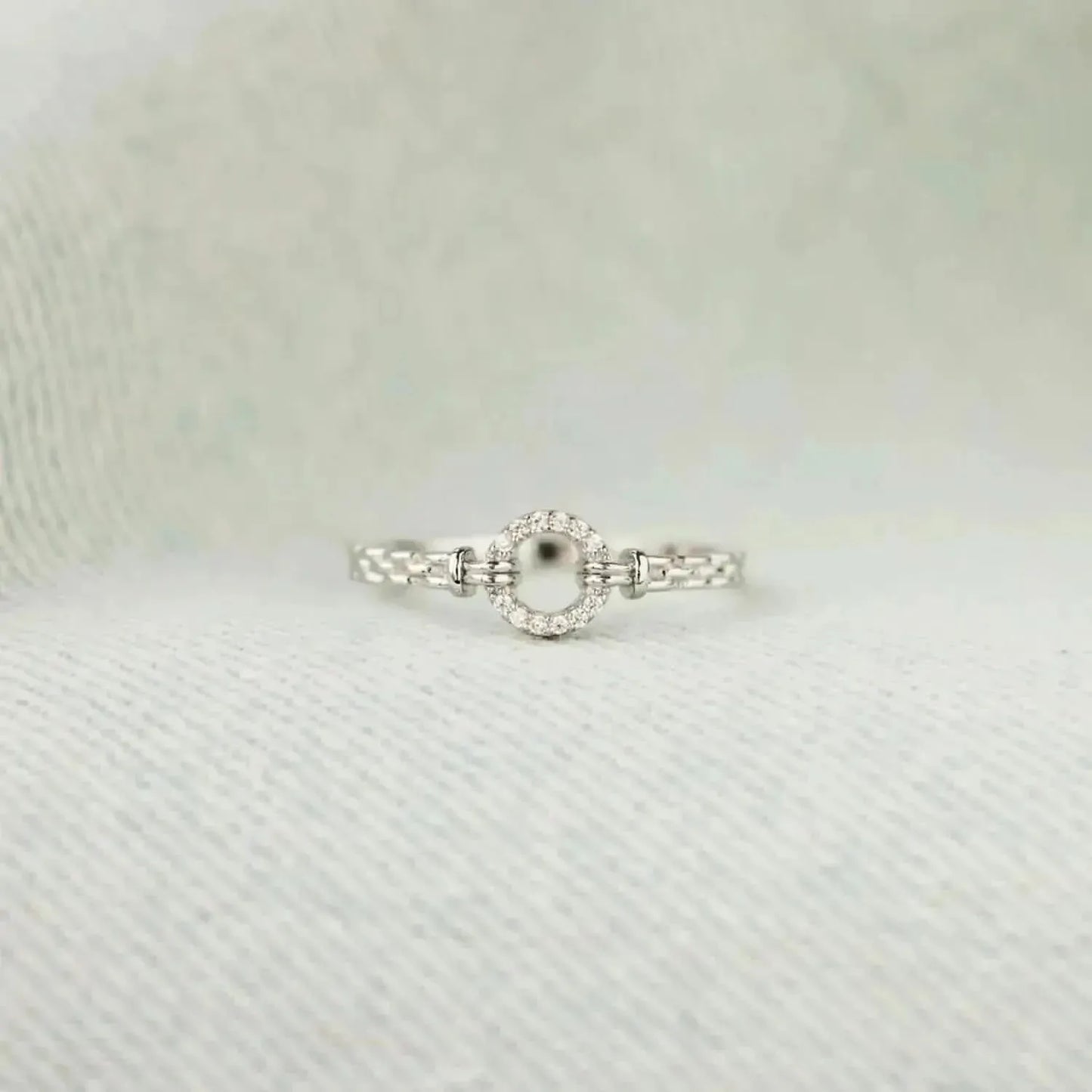 Inlaid Zircon 925 Sterling Silver Ring - Bad Moms Club