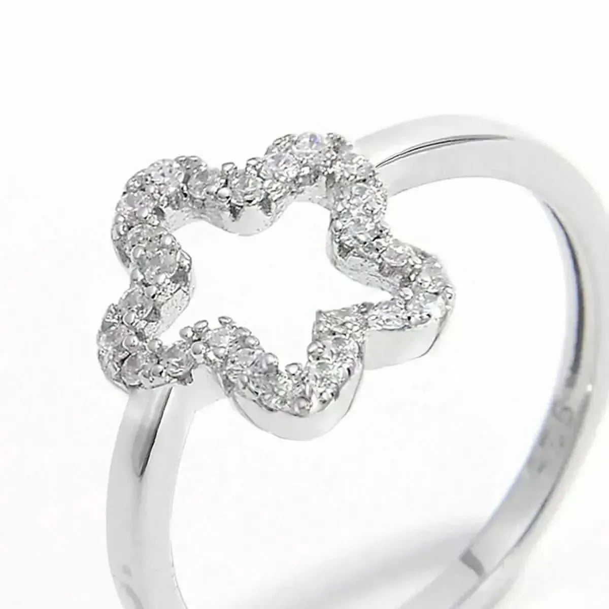 925 Sterling Silver Inlaid Zircon Ring - Bad Moms Club