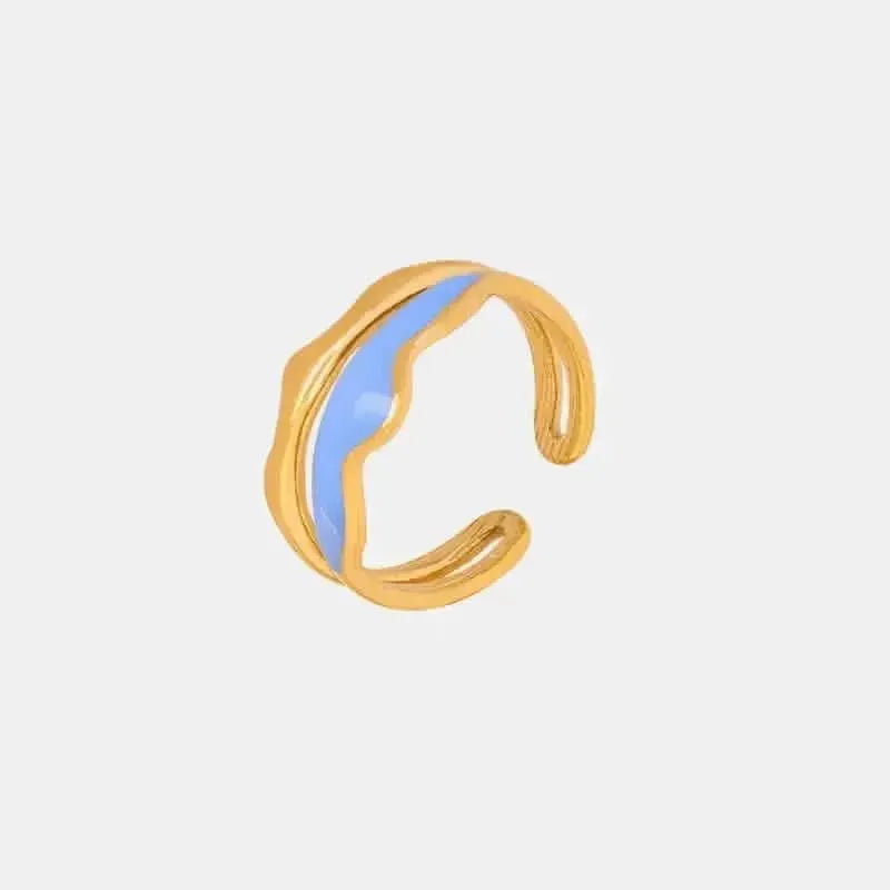 18K Gold-Plated Open Ring - Bad Moms Club