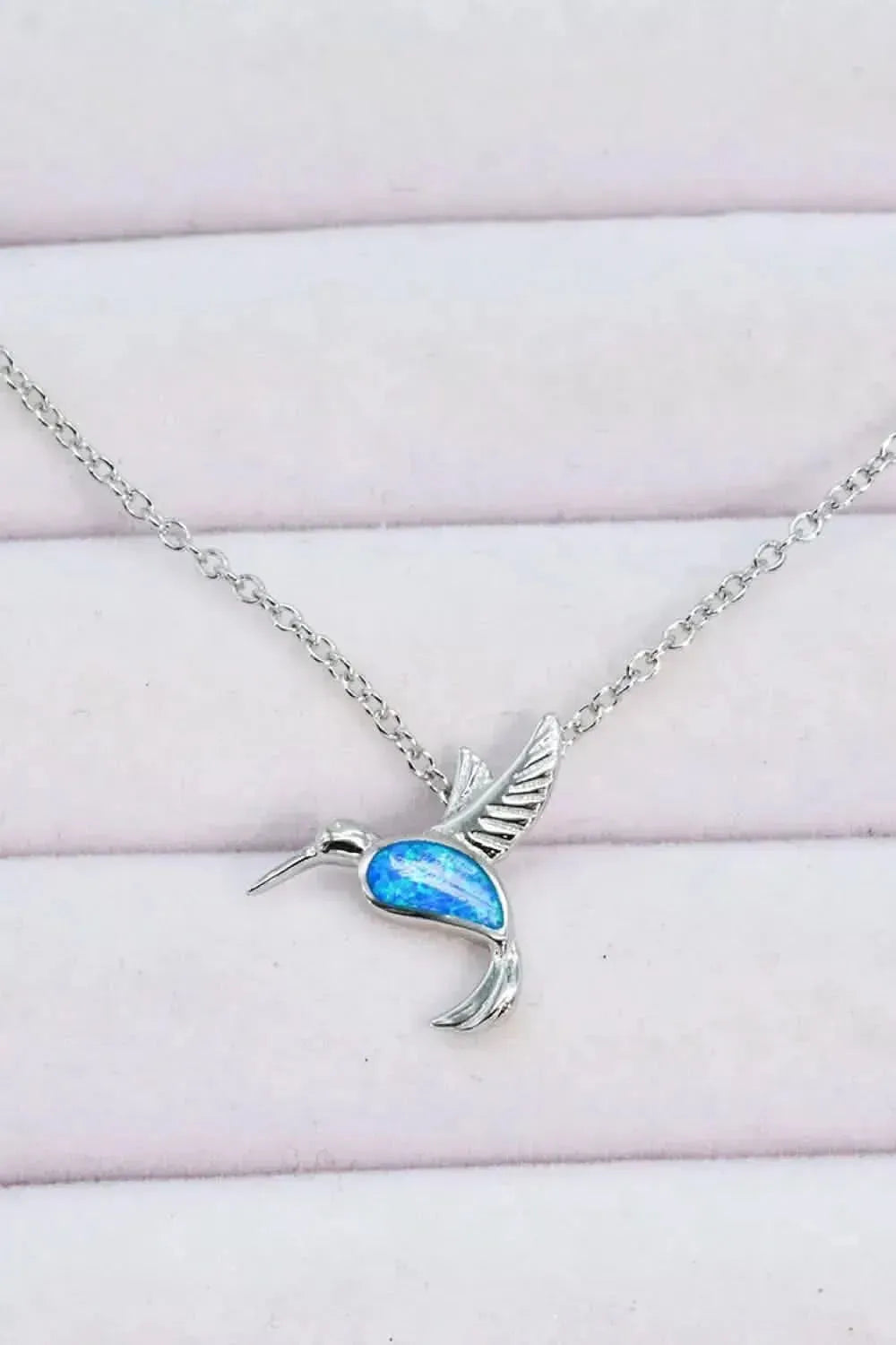 Opal Bird 925 Sterling Silver Necklace - Bad Moms Club