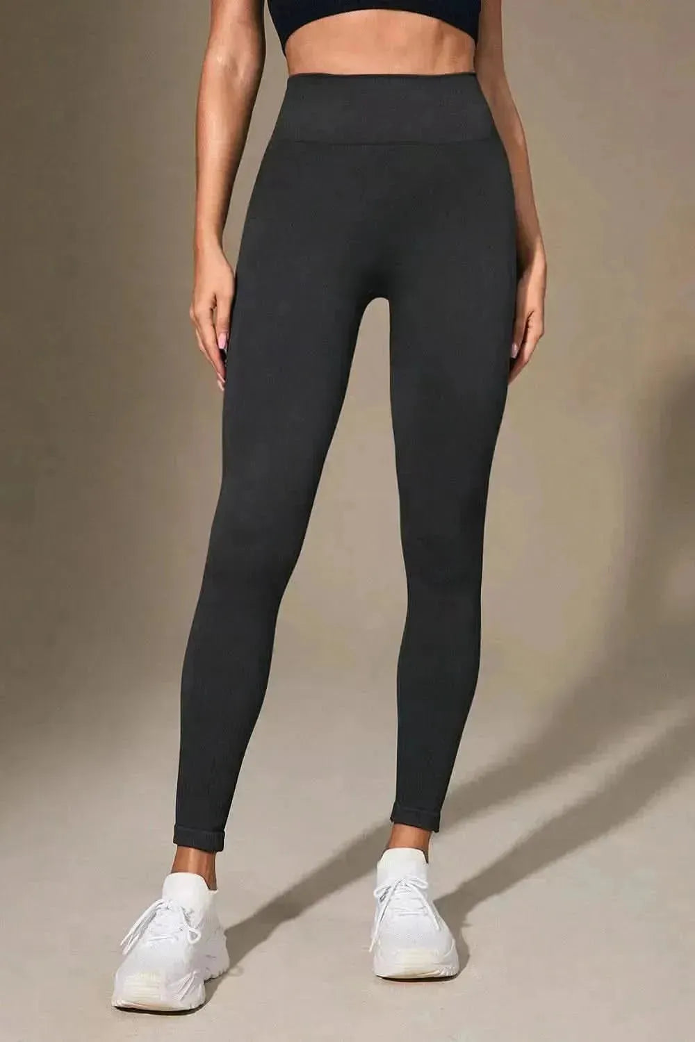 Wide Waistband Sports Leggings - Bad Moms Club