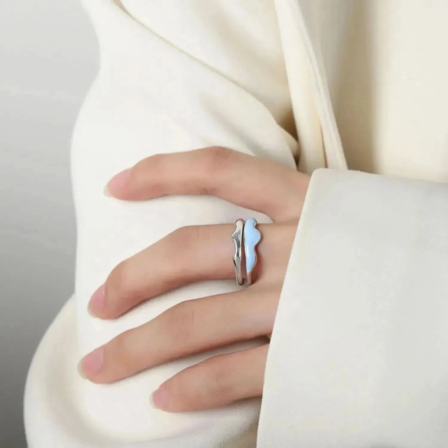 18K Gold-Plated Open Ring - Bad Moms Club