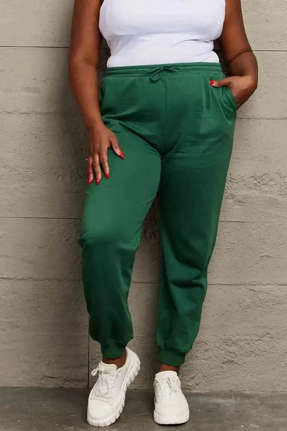 Simply Love Full Size Drawstring Sweatpants - Bad Moms Club