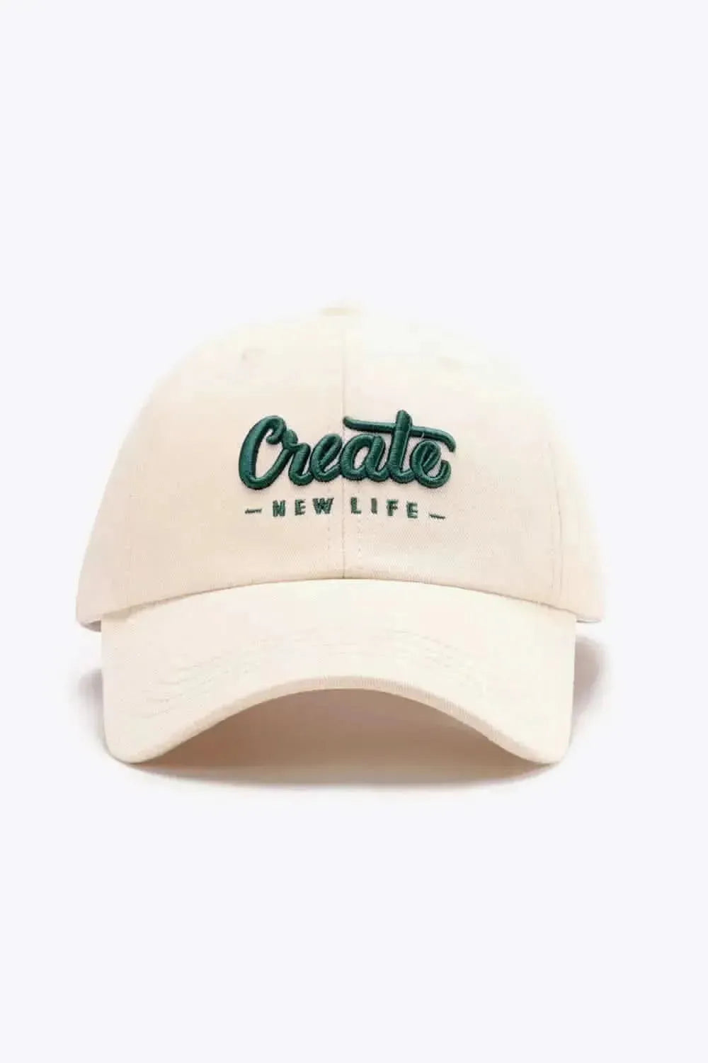 CREATE NEW LIFE Adjustable Cotton Baseball Cap - Bad Moms Club