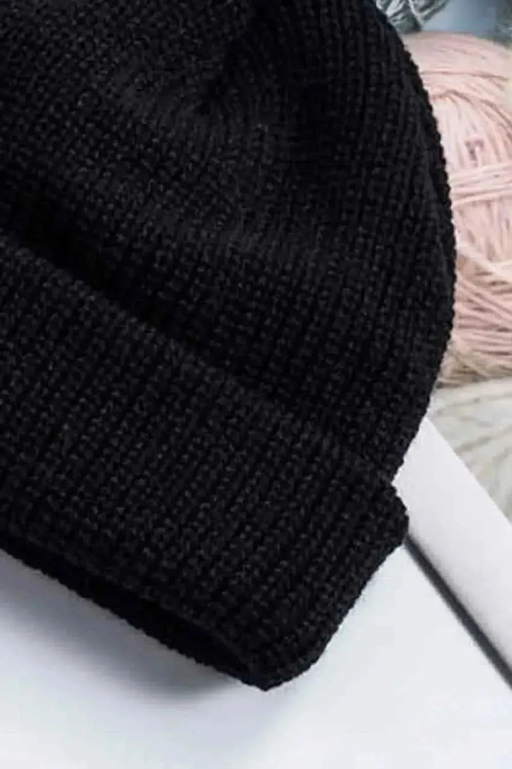 Cozy Rib-Knit Cuff Beanie - Bad Moms Club