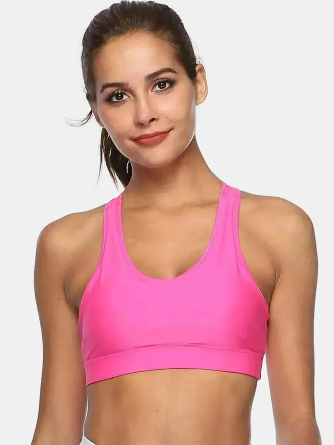 Cutout Scoop Neck Active Tank - Bad Moms Club
