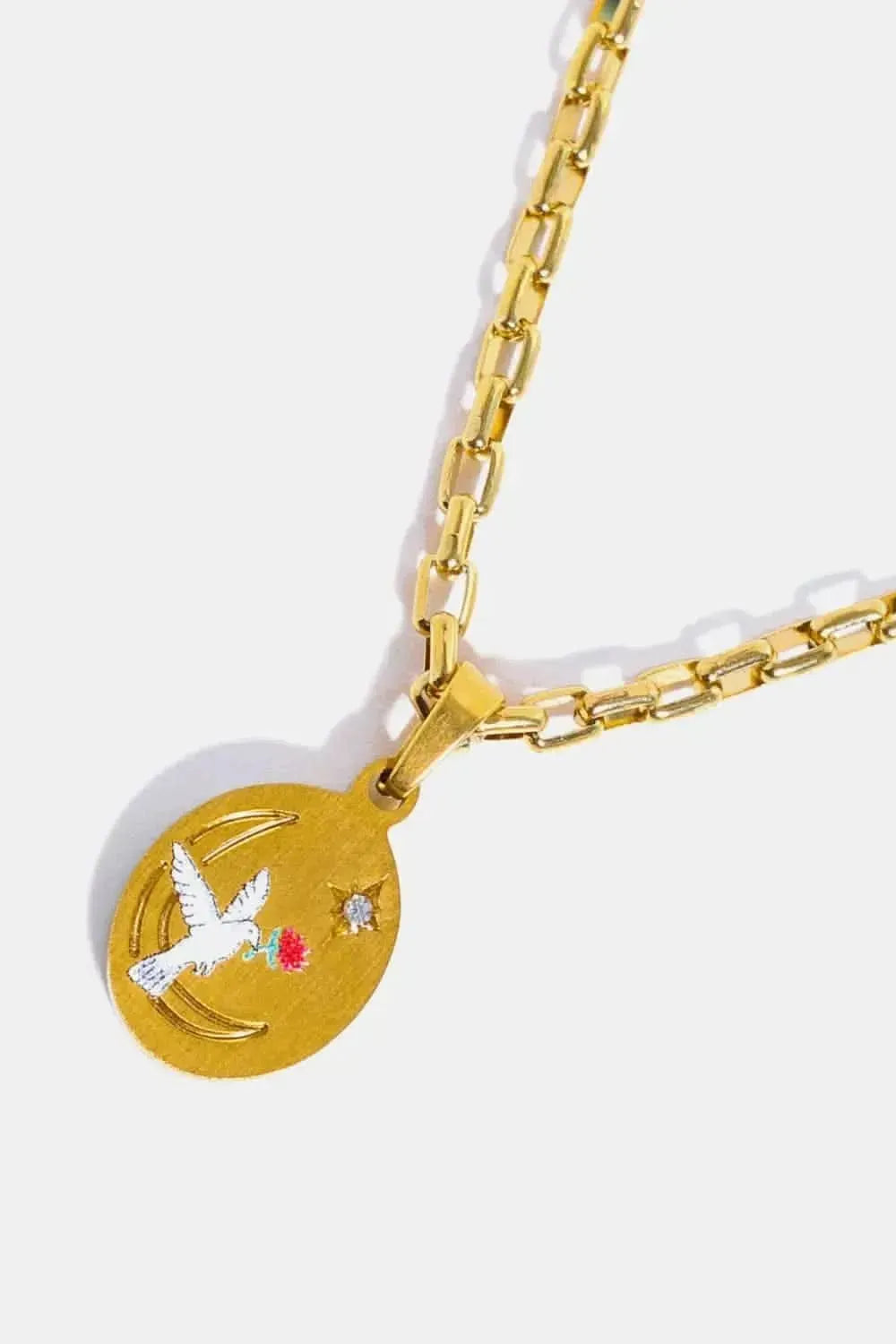 Stainless Steel 18K Gold-Plated Necklace - Bad Moms Club