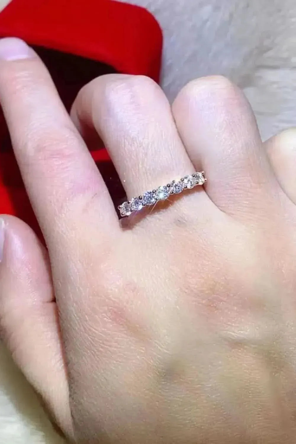 Presented To You 925 Sterling Silver Moissanite Ring - Bad Moms Club