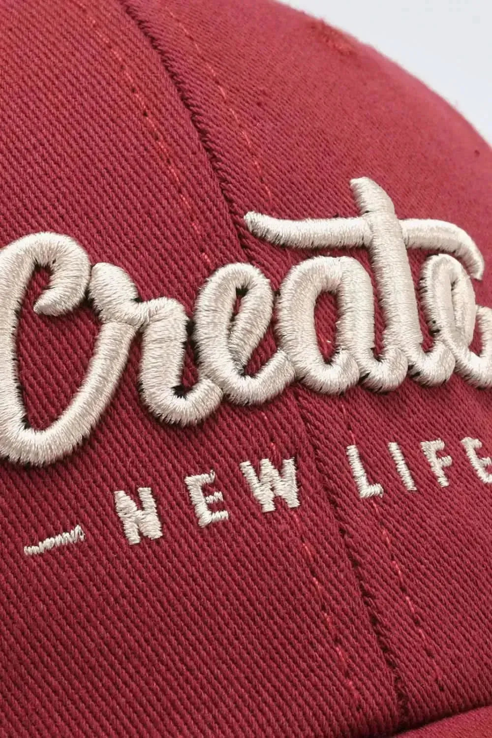 CREATE NEW LIFE Adjustable Cotton Baseball Cap - Bad Moms Club