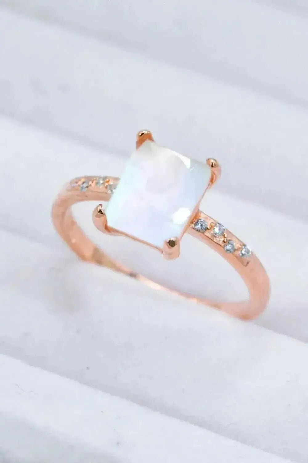 Square Moonstone Ring - Bad Moms Club