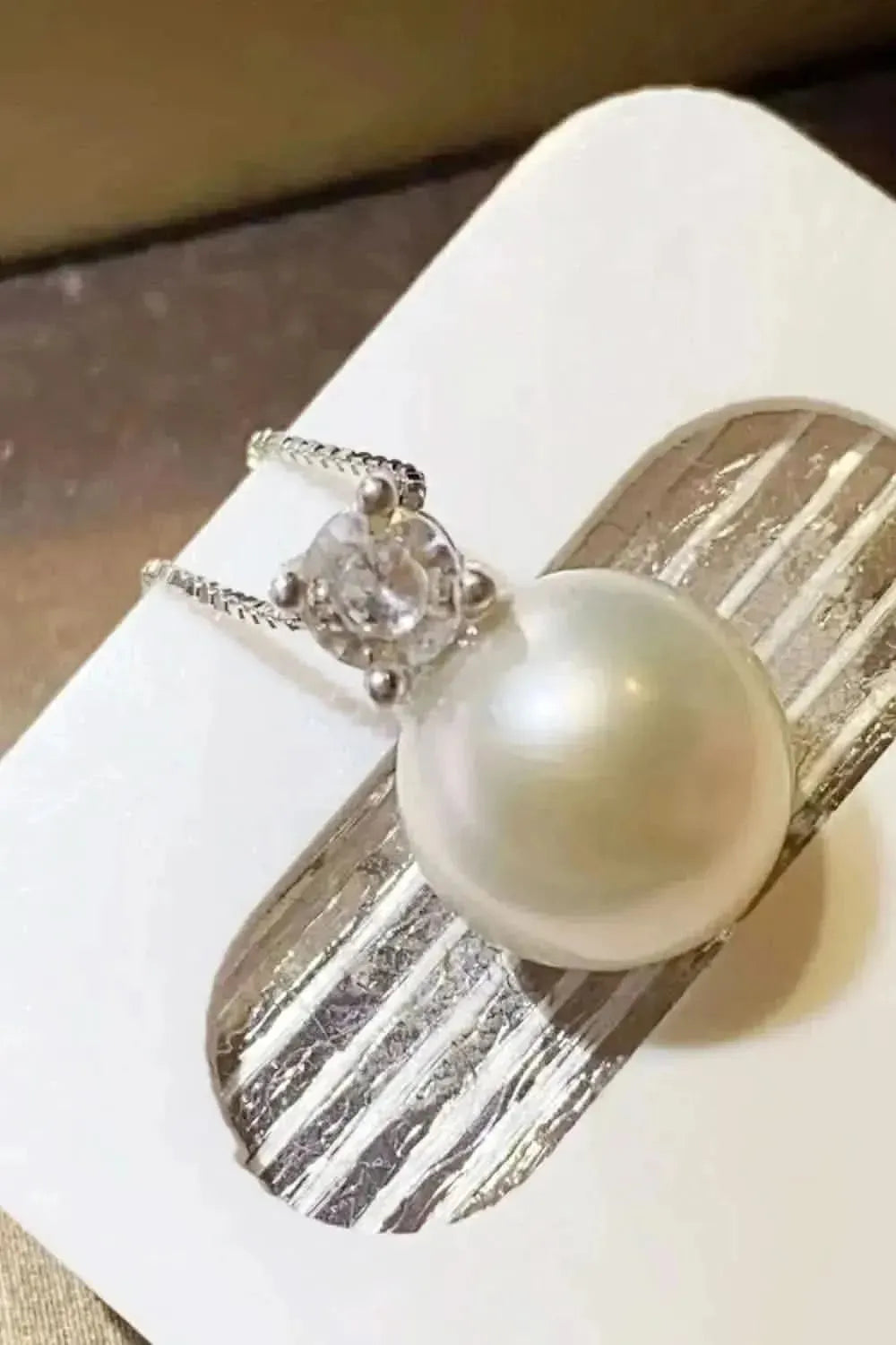 Freshwater Pearl 925 Sterling Silver Necklace - Bad Moms Club