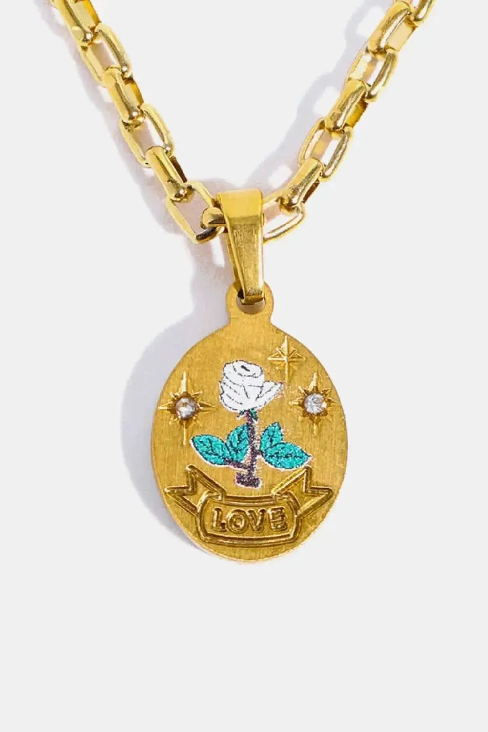 Stainless Steel 18K Gold-Plated Necklace - Bad Moms Club