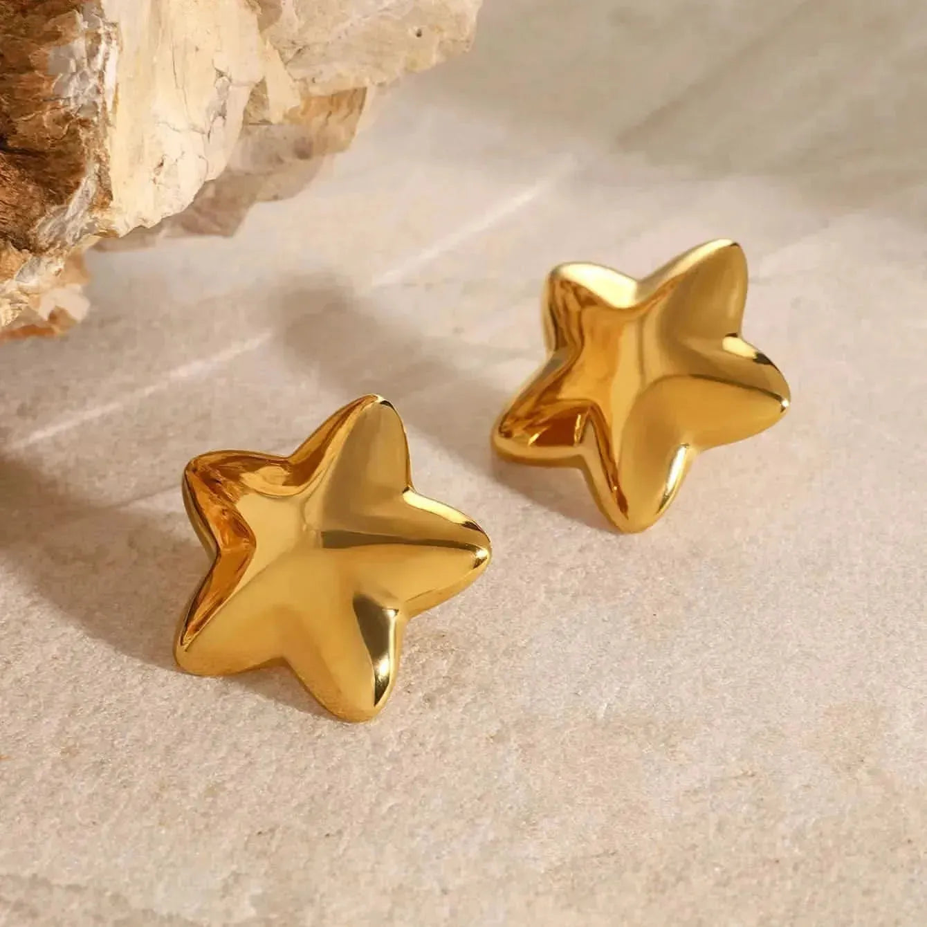 Stainless Steel Star Stud Earrings - Bad Moms Club
