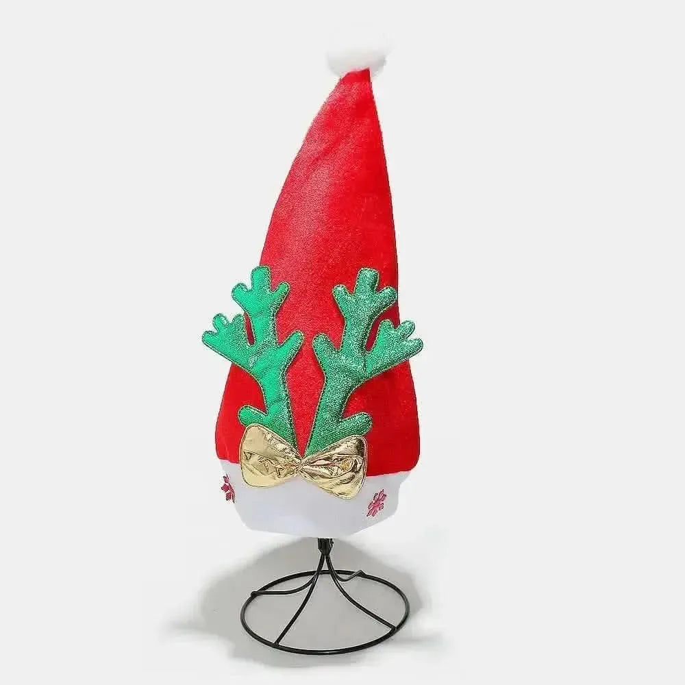 2 Piece Antler Christmas Hat with pompom - Bad Moms Club