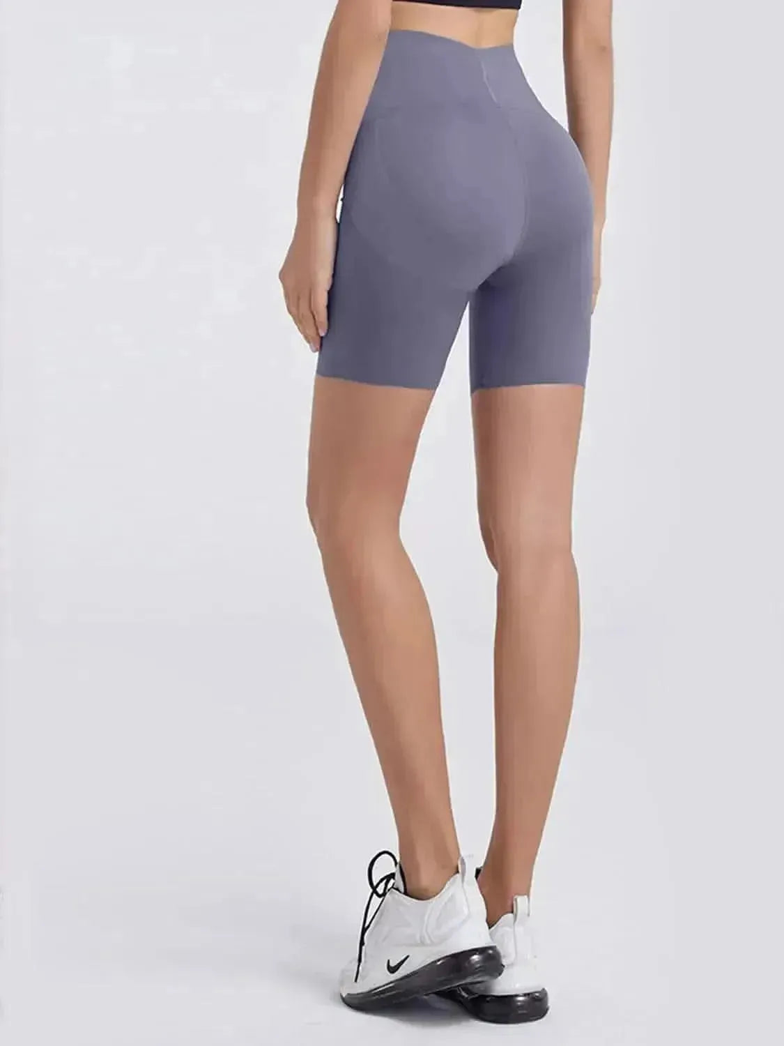 Wide Waistband Sports Shorts - Bad Moms Club