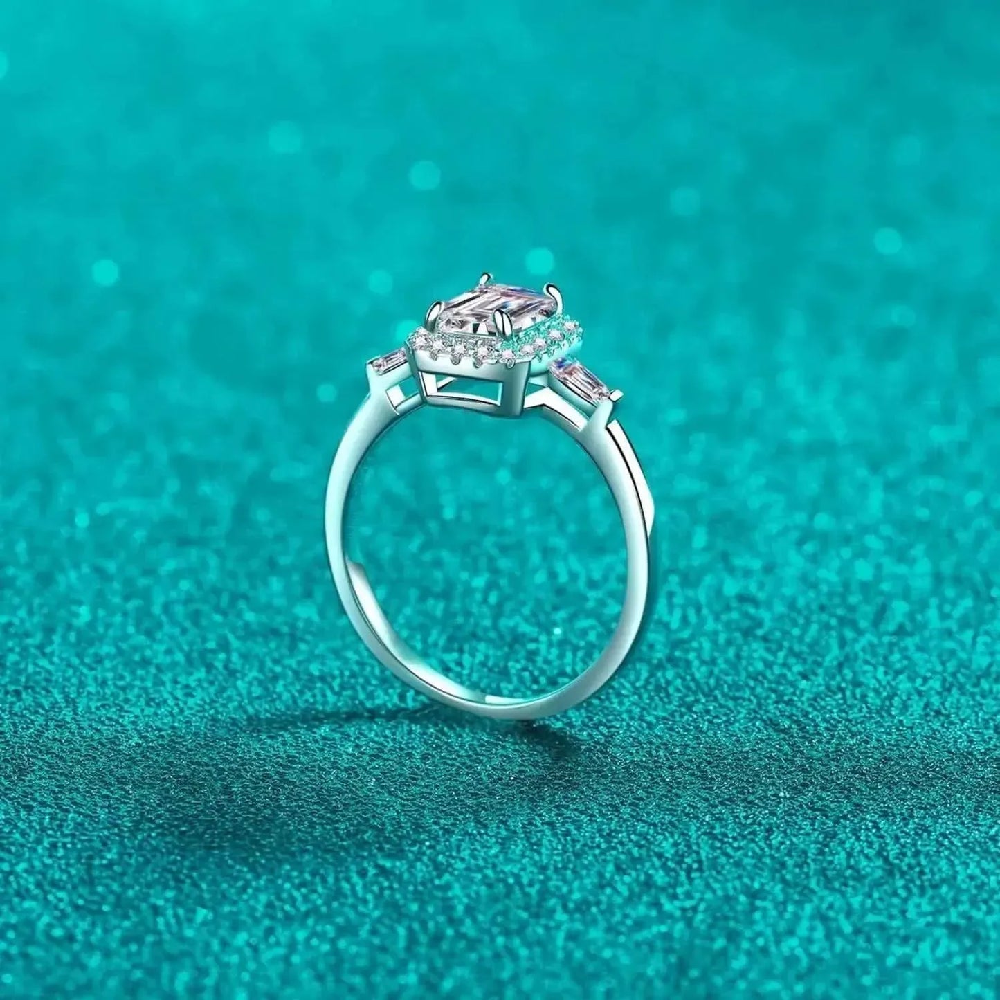1 Carat Moissanite 925 Sterling Silver Ring - Bad Moms Club