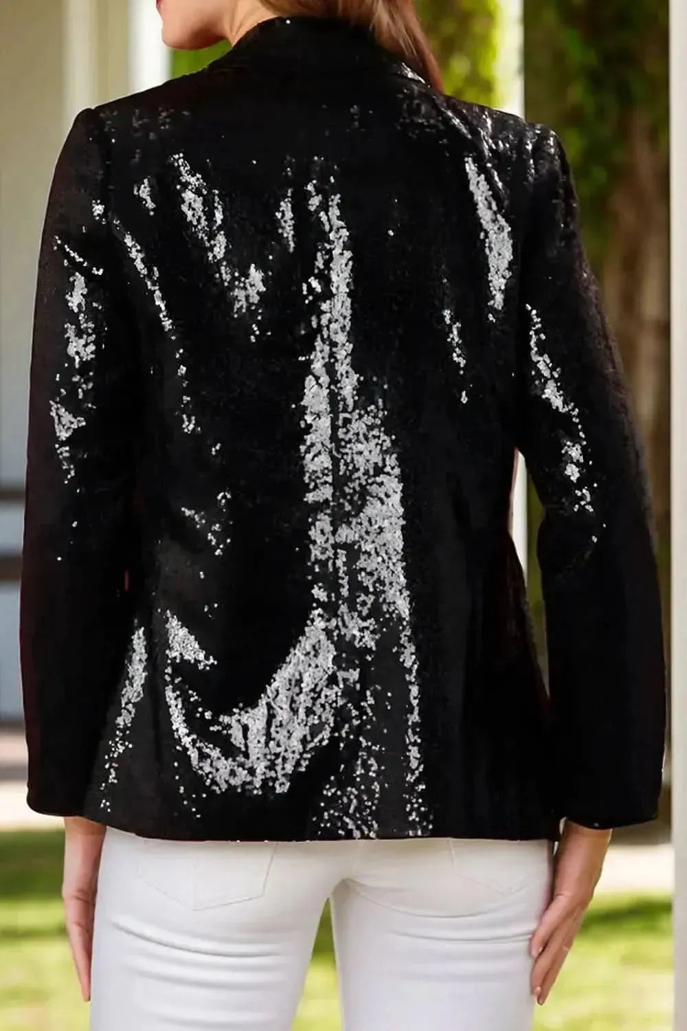 Sequin Nutcracker Long Sleeve Blazer - Bad Moms Club
