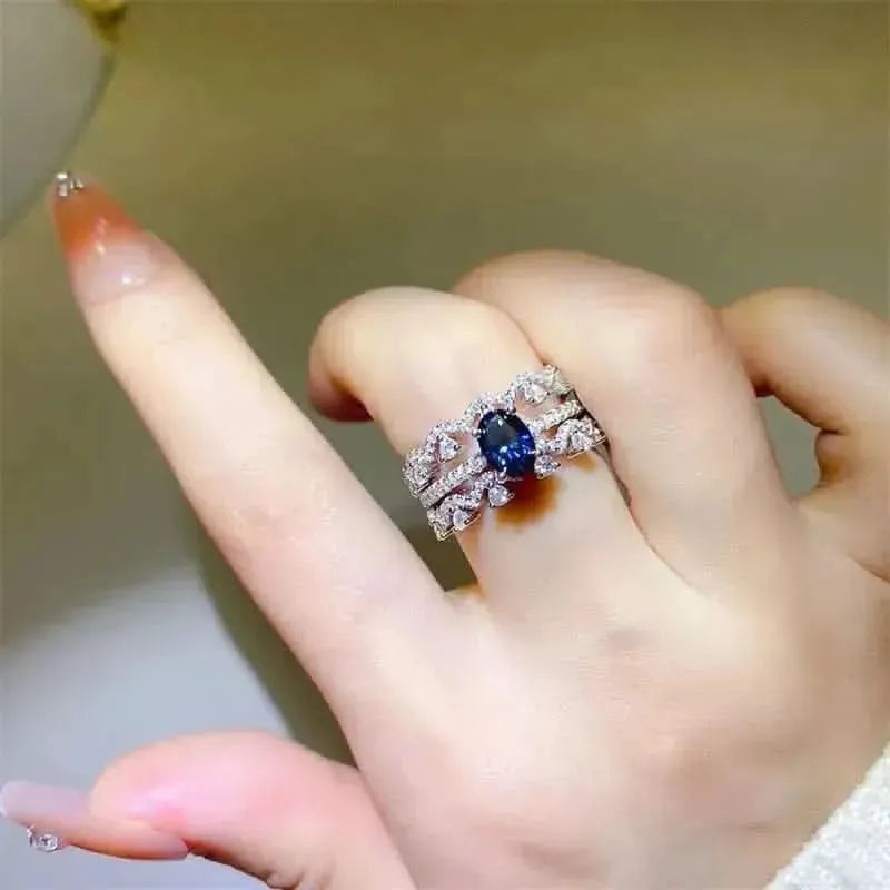 1 Carat Moissanite 925 Sterling Silver Ring - Bad Moms Club