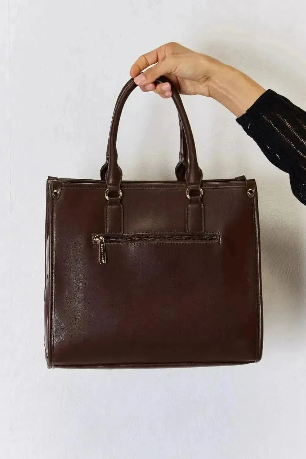 David Jones Argyle Pattern PU Leather Handbag - Bad Moms Club