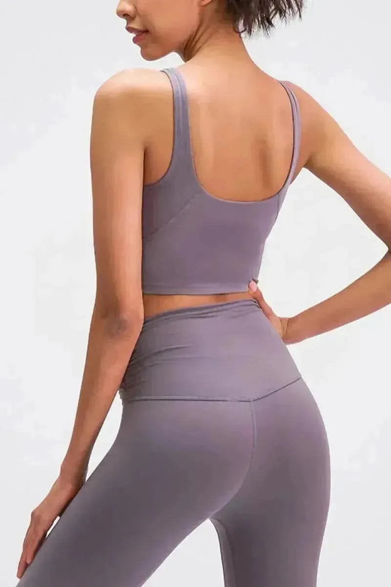Scoop Back Sports Bra - Bad Moms Club