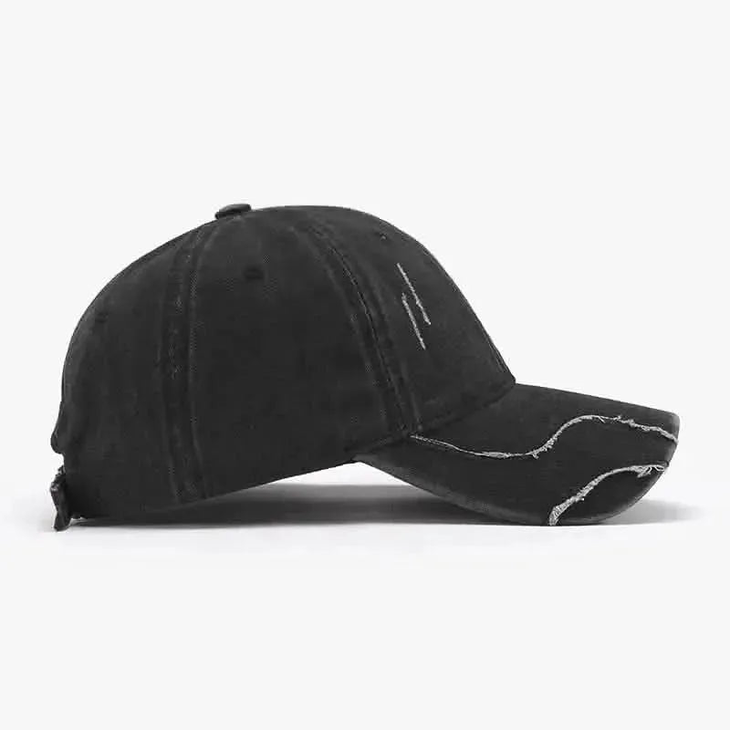 Raw Hem Adjustable Cap - Bad Moms Club