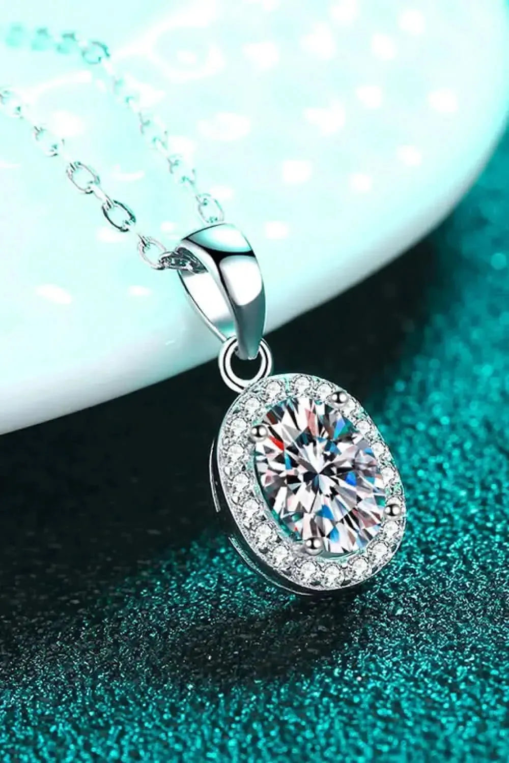Be The One 1 Carat Moissanite Pendant Necklace - Bad Moms Club