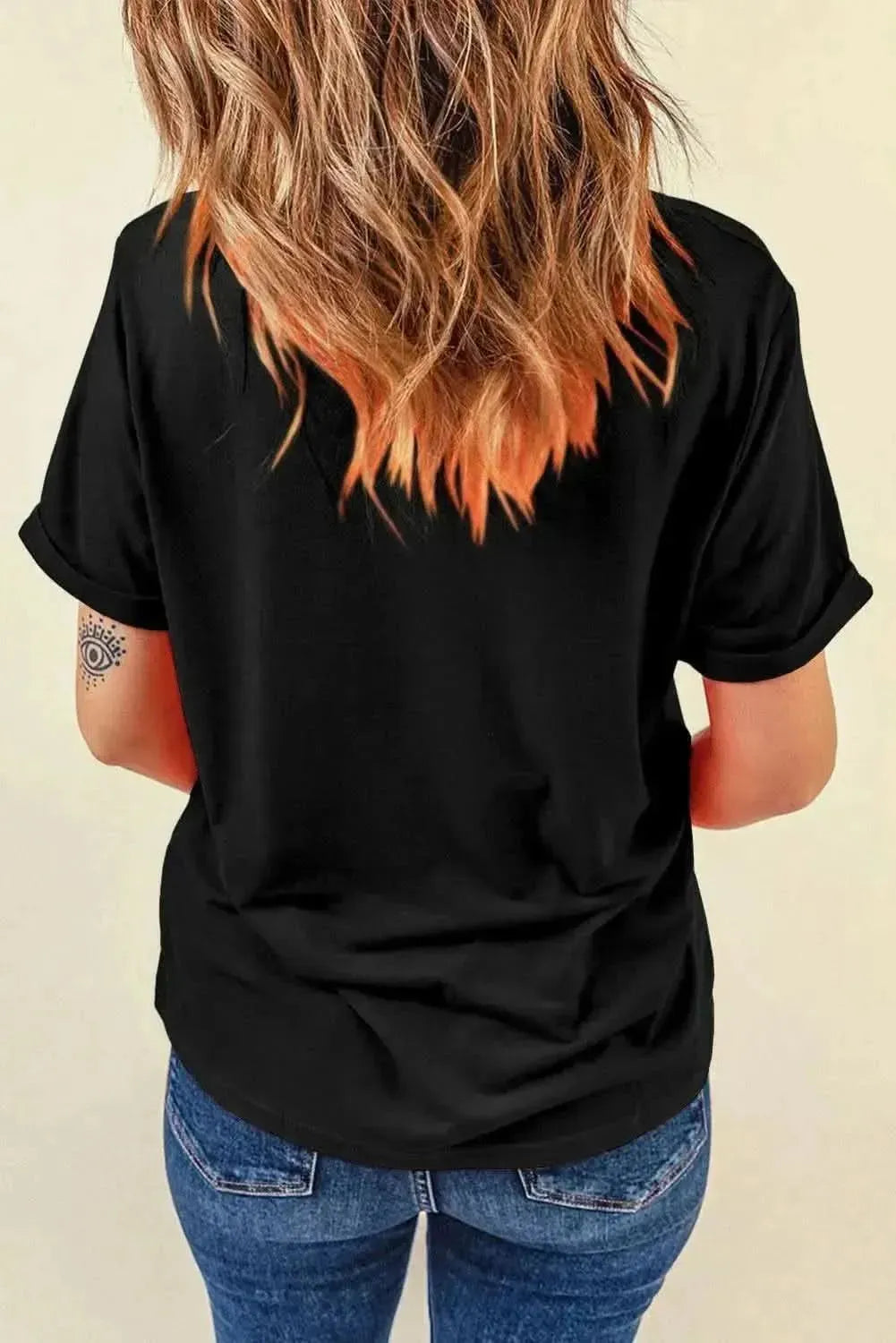 MAMA Round Neck Short Sleeve T-Shirt - Bad Moms Club