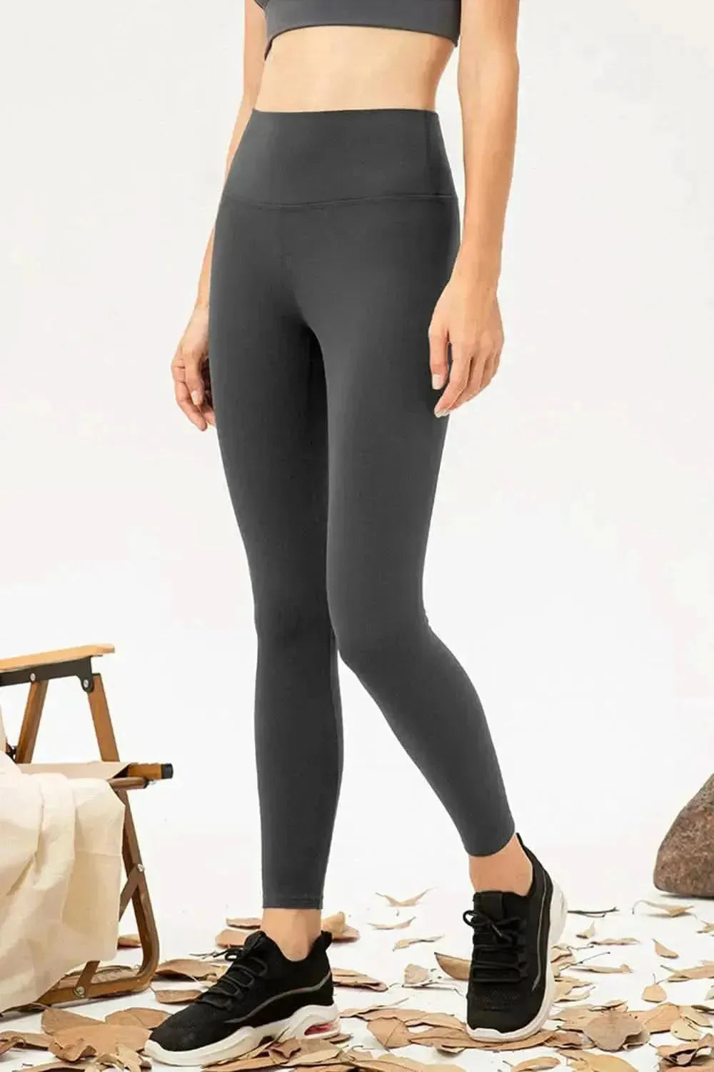 High Waist Skinny Active Pants - Bad Moms Club