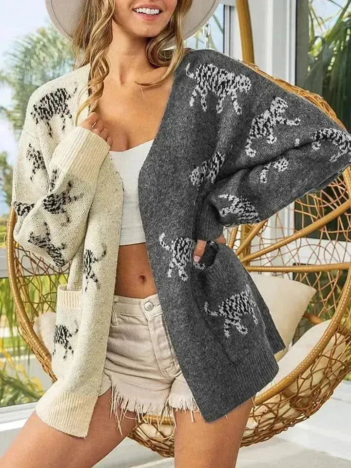 Open Front Cardigan with Pockets - Bad Moms Club