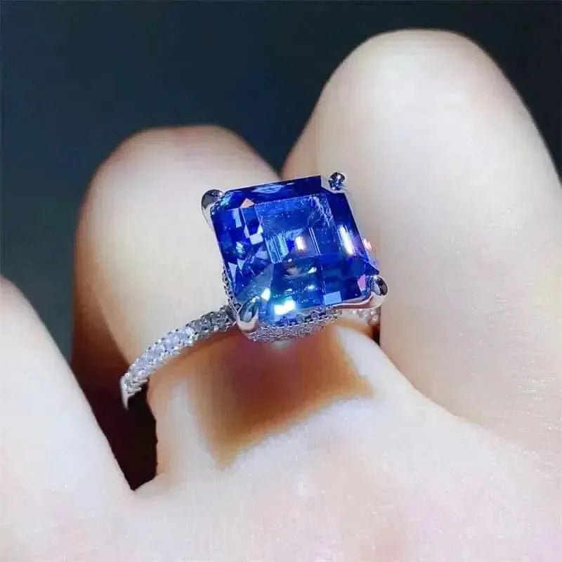 5 Carat Moissanite Zircon 925 Sterling Silver Ring - Bad Moms Club
