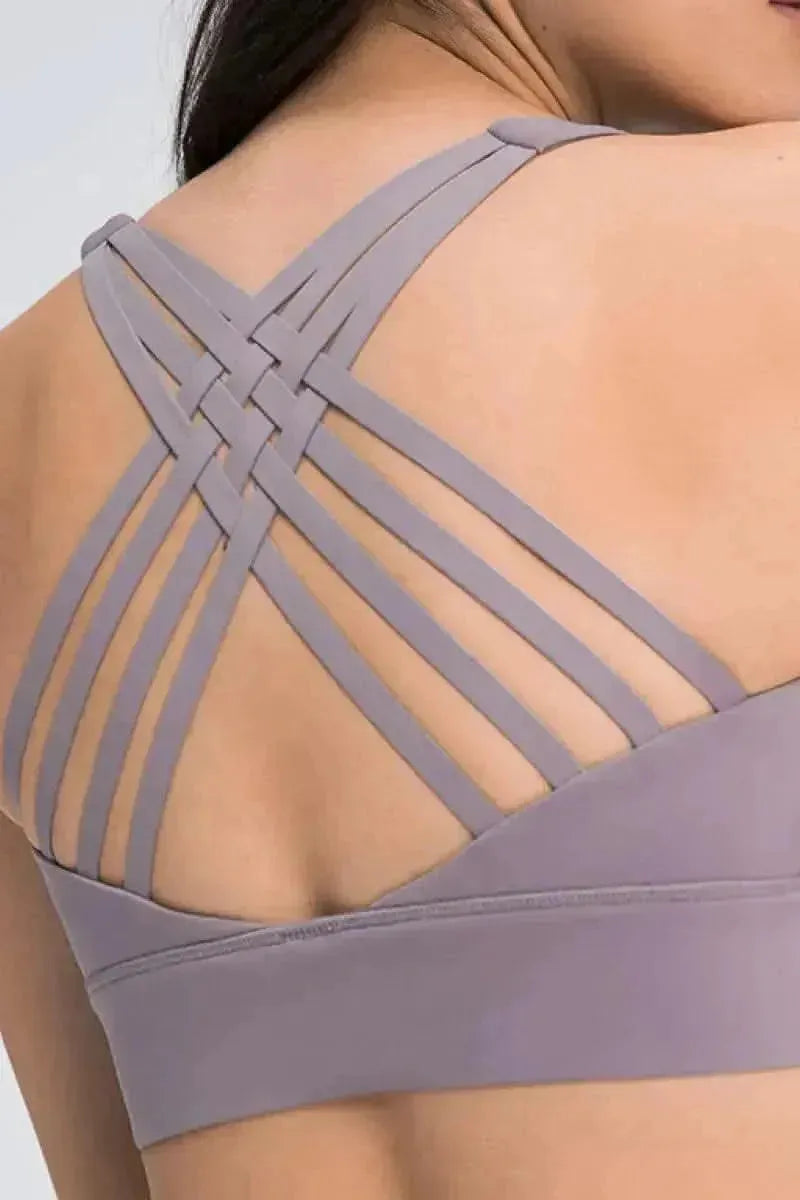 Eight Strap Sports Bra - Bad Moms Club