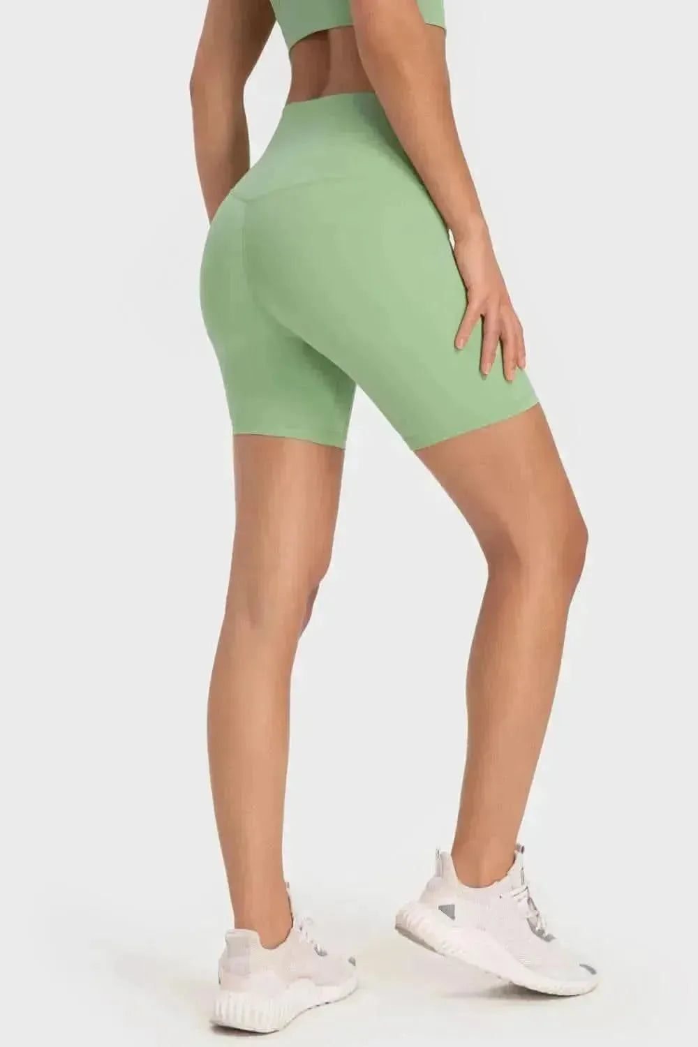 Staying Cozy Wide Waistband Biker Shorts - Bad Moms Club