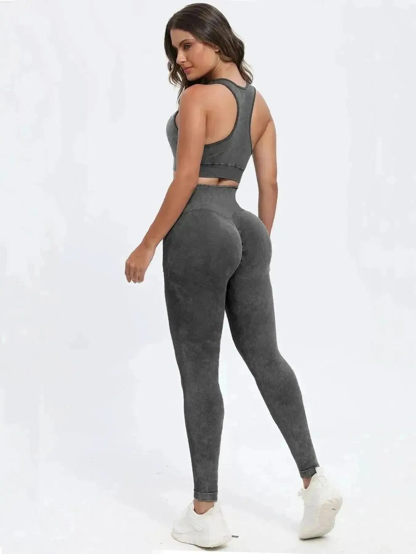 Scoop Neck Wide Strap Top and Pants Active Set - Bad Moms Club
